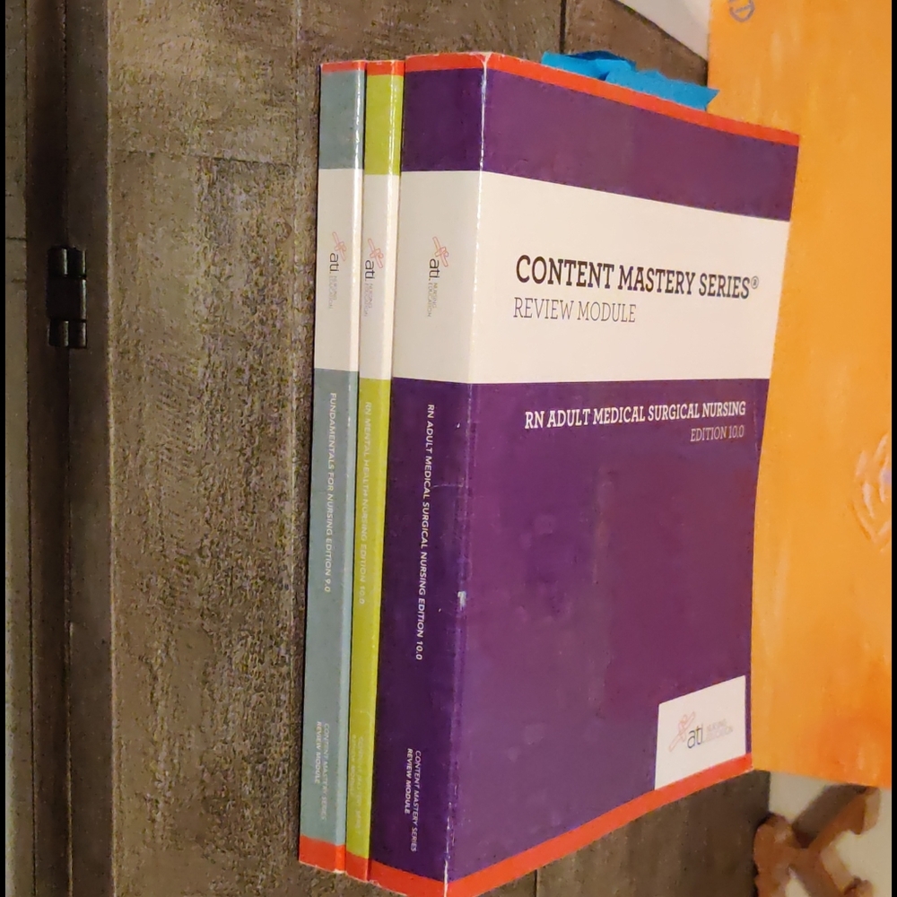 ATI RN review books